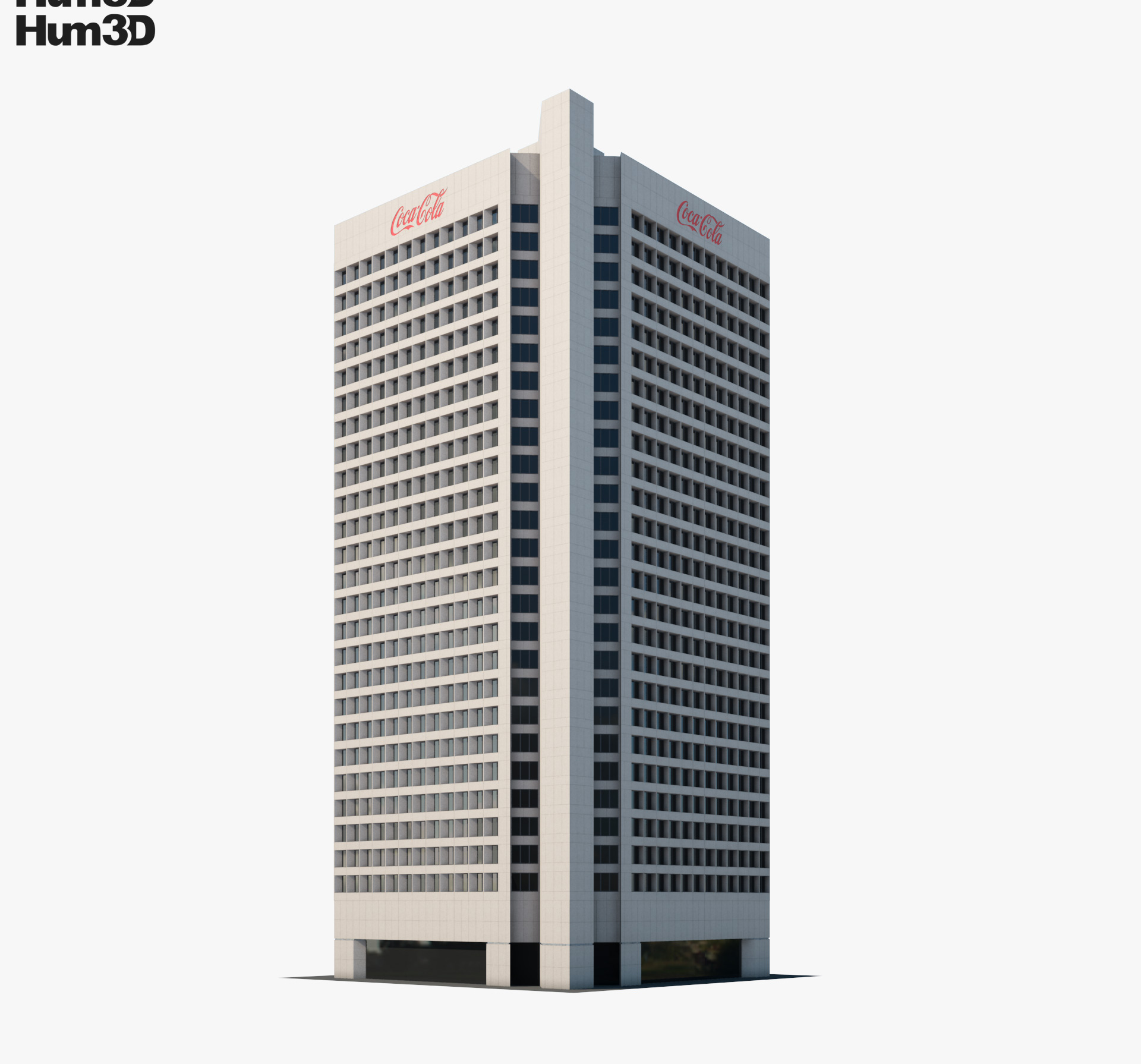 Coca-Cola headquarters 3D model - Architecture on Hum3D