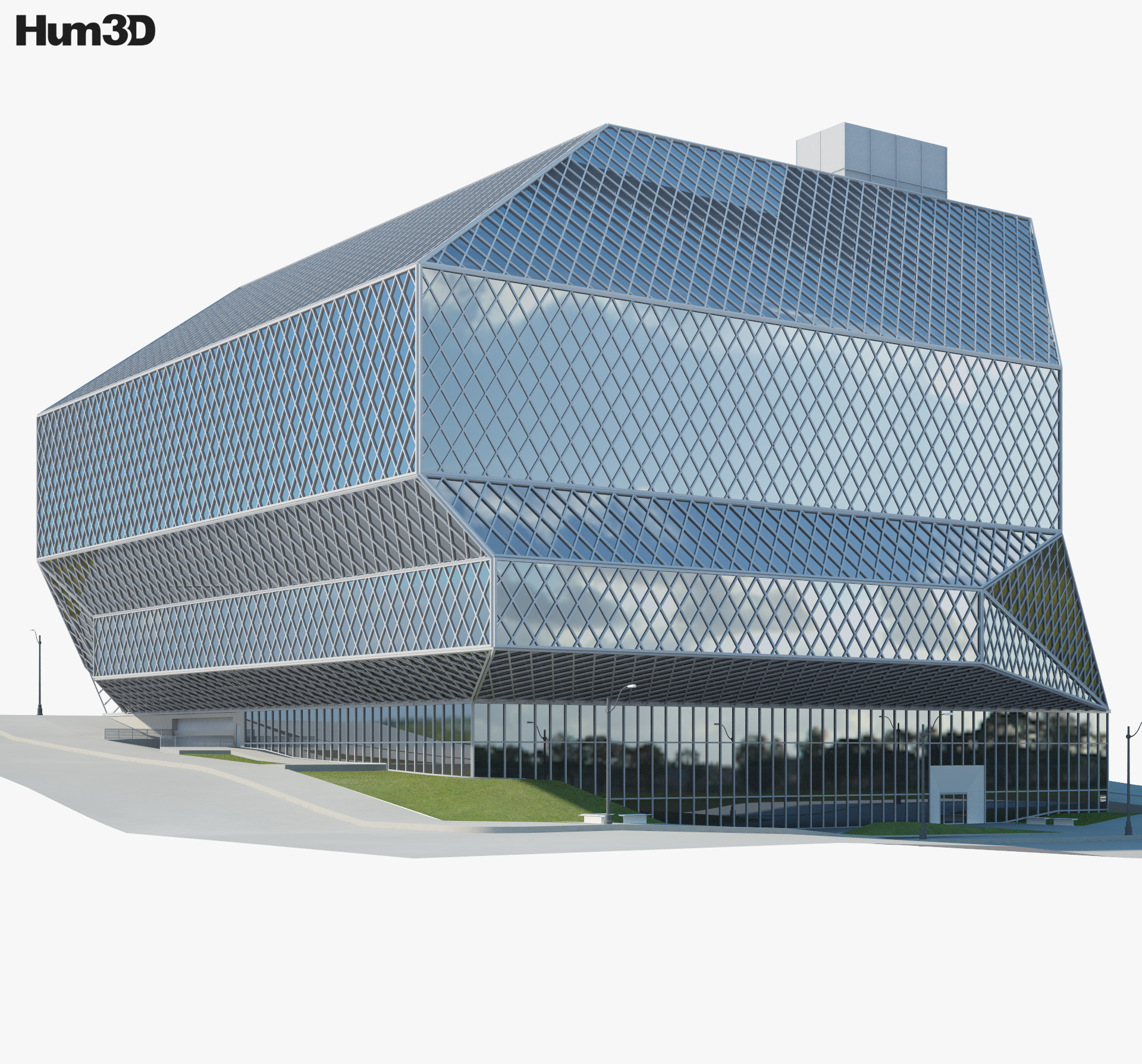 Seattle Central Library 3d model