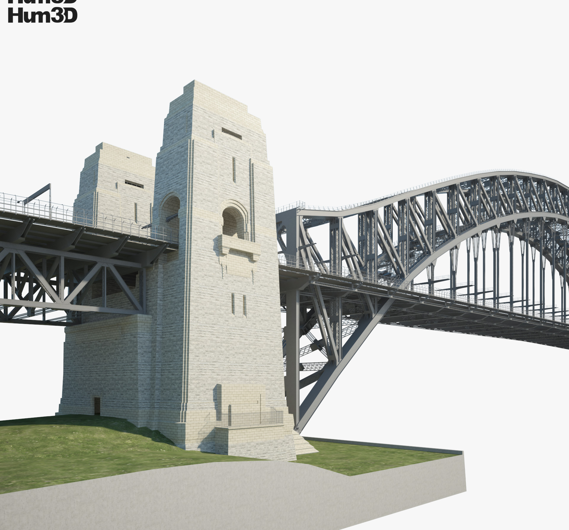 Sydney Harbour Bridge 3D model Architecture on Hum3D