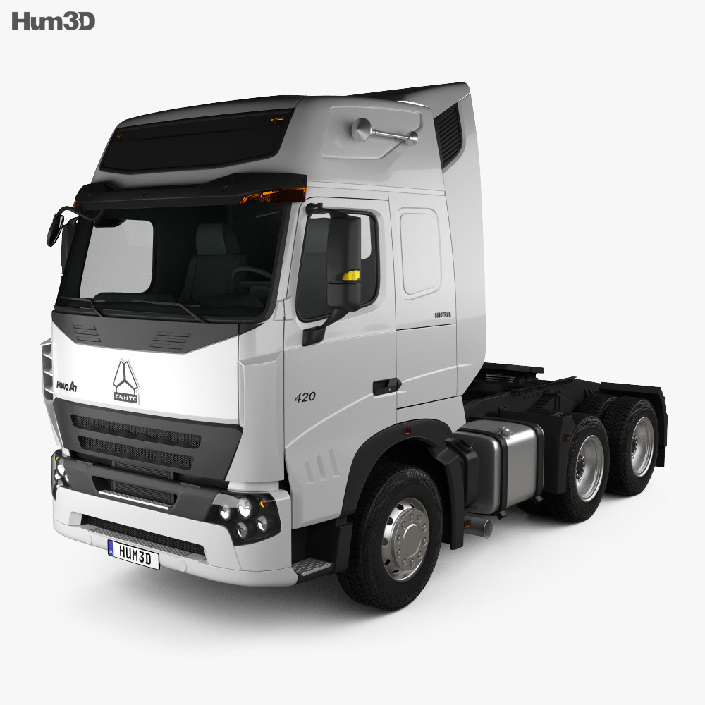 CNHTC Howo A7 트랙터 트럭 2022 3D 모델 