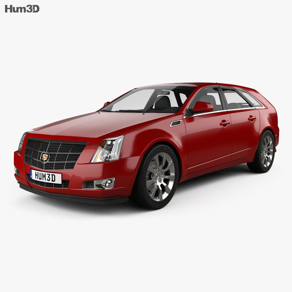 Cadillac CTS sport wagon 2014 3D модель