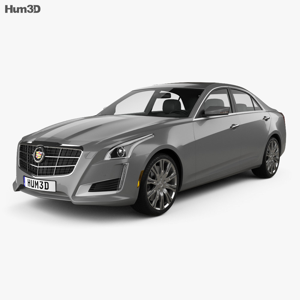 Cadillac CTS 2016 Modelo 3D - Vehículos on Hum3D