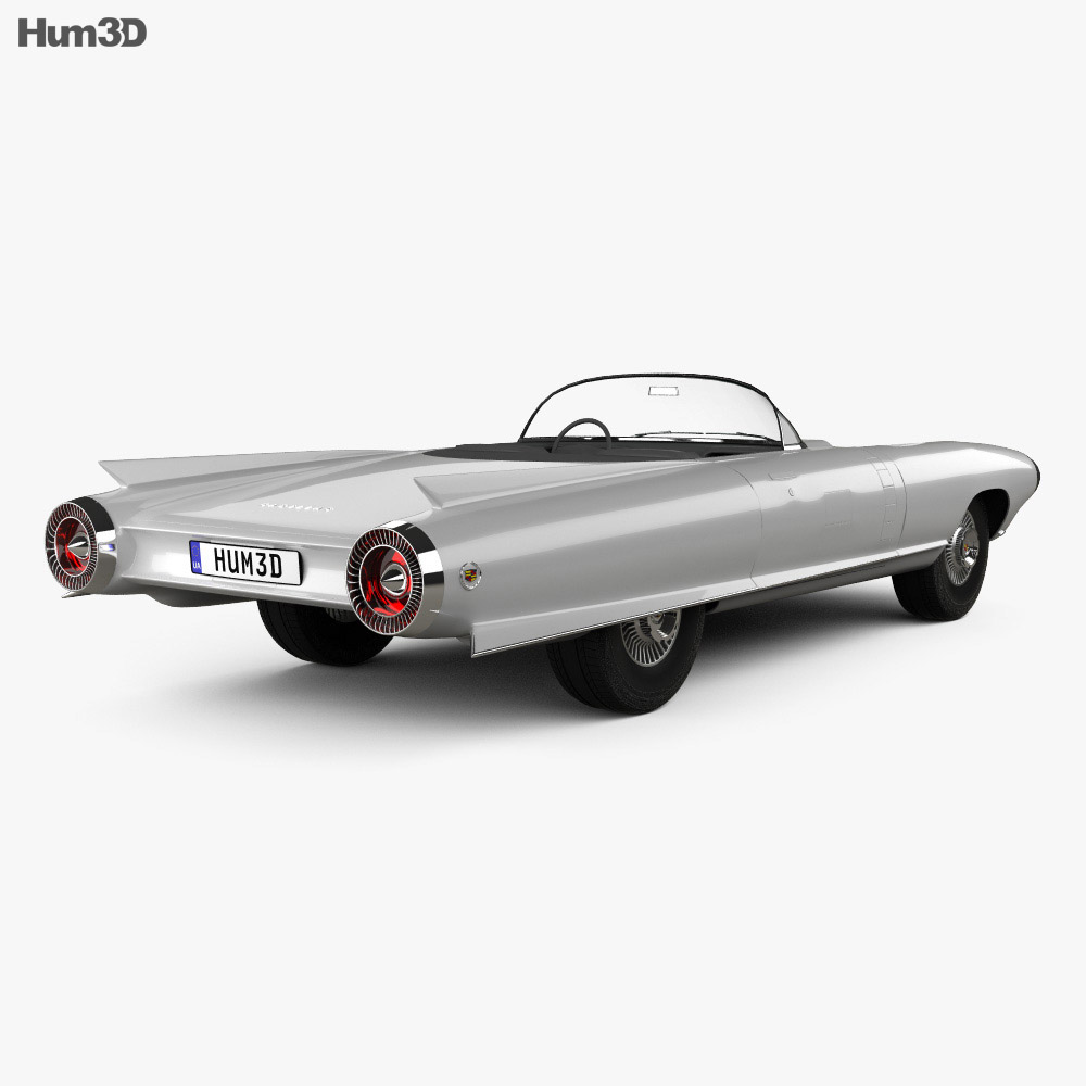 Cadillac Cyclone Concept 1959 3d model back view