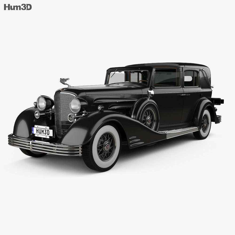 Cadillac V-16 town car 1933 3D模型