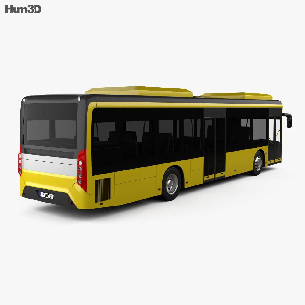 Caetano e-City Gold bus 2016 3D model - Vehicles on Hum3D