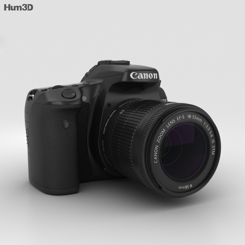 Canon EOS 70D 3d model