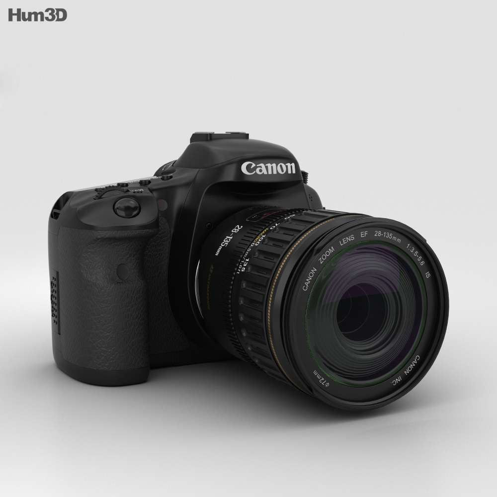 Canon EOS 7D 3D模型- 电子产品on Hum3D