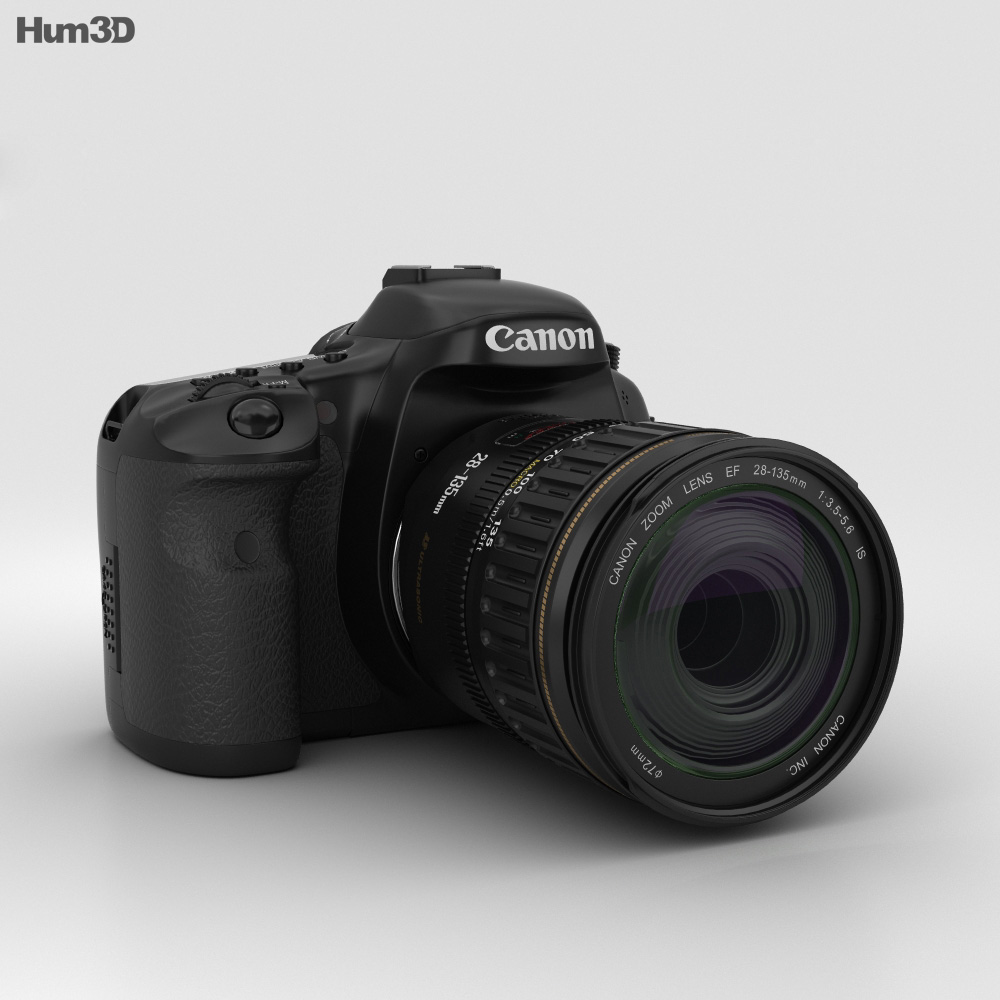 Canon Eos 7d 3d Model Electronics On Hum3d