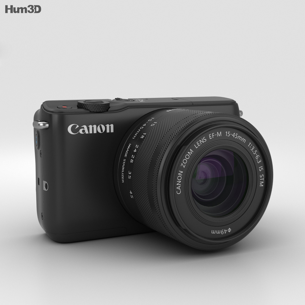 Canon EOS M10 Noir Modèle 3d