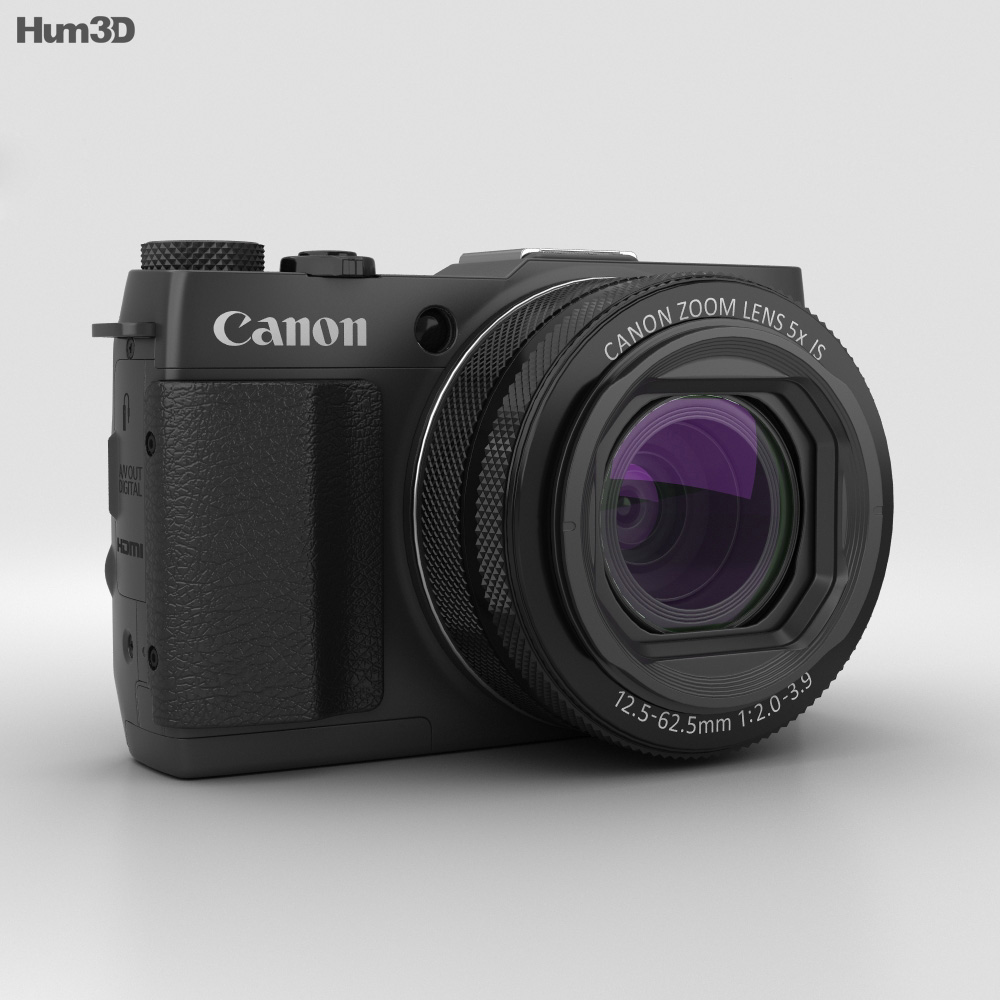 Canon PowerShot G1 X Mark II Modelo 3d