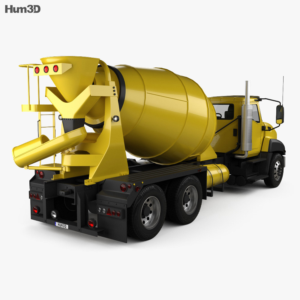 Caterpillar Ct660 Mixer Truck 2011 3d Model - Vehicles On Hum3d