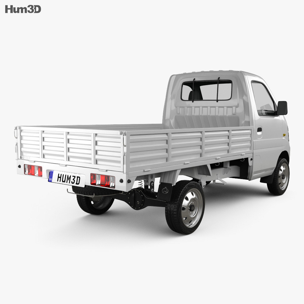 Chana Star Truck Einzelkabine 2011 3D-Modell Rückansicht