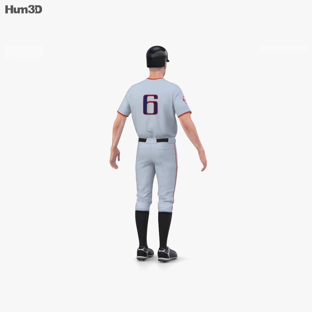 Jogador de beisebol Modelo 3d