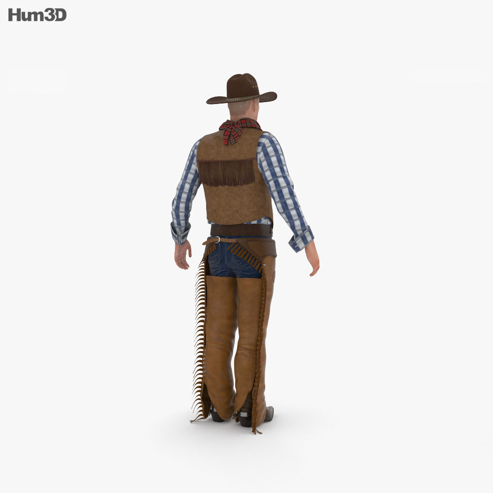 Cowboy 3d model