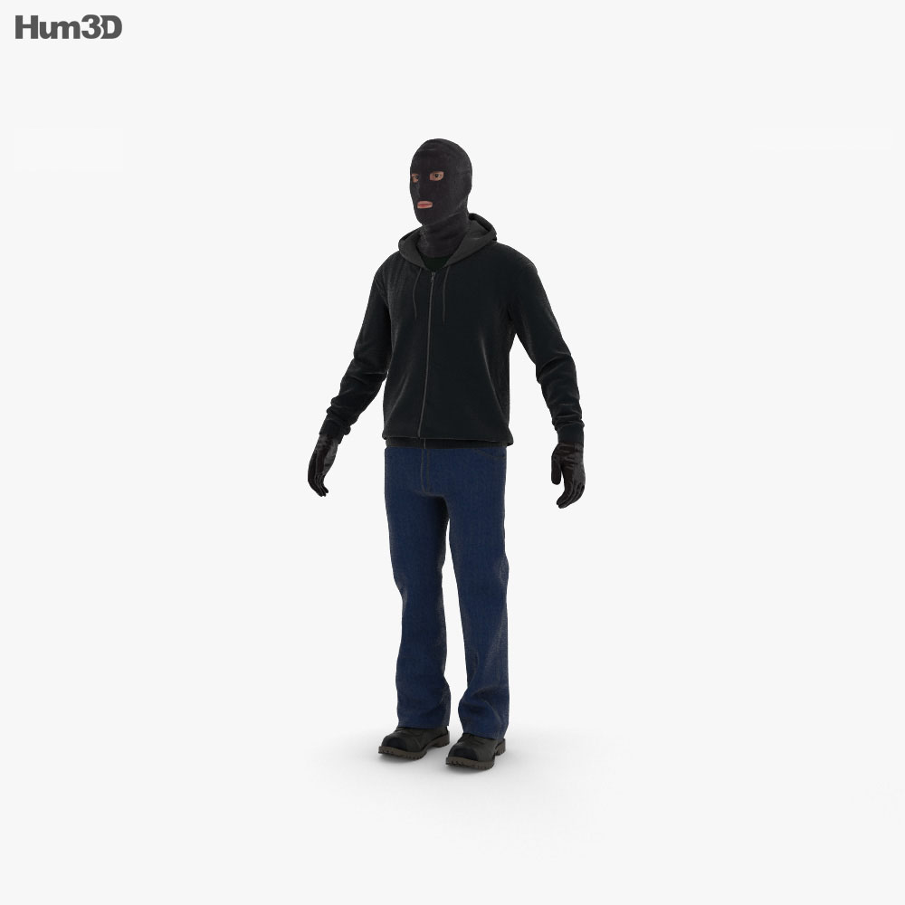 Robber 3d model