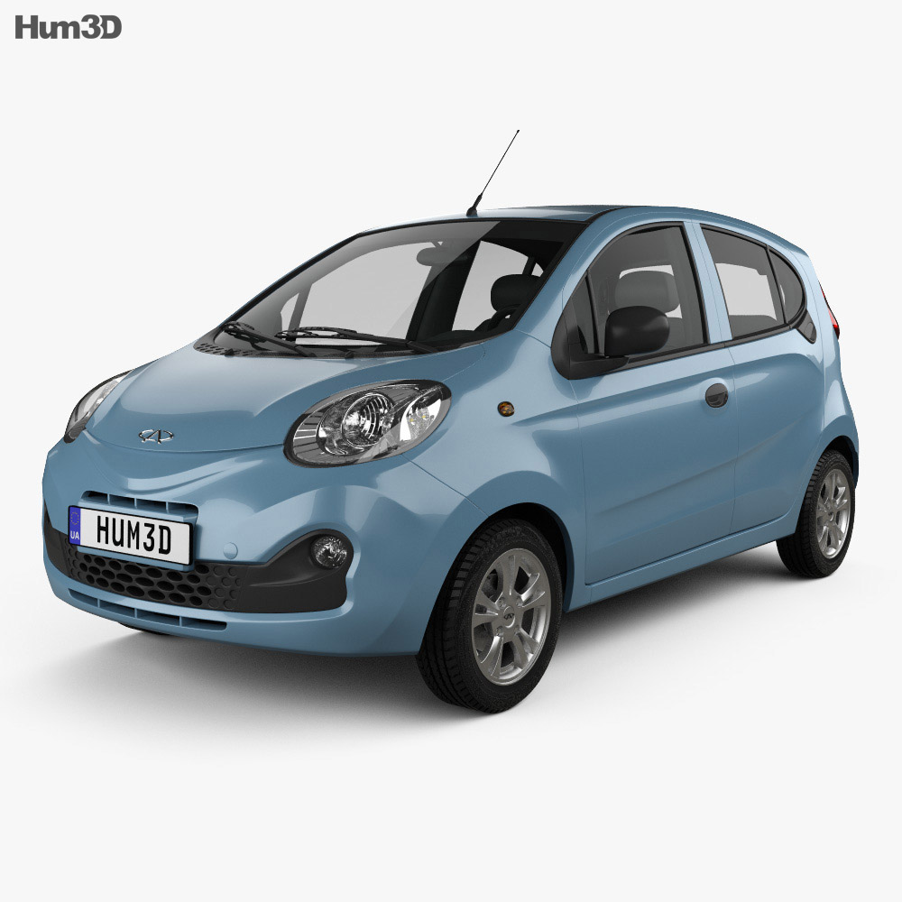 Chery QQ  2013 3D model  Vehicles on Hum3D