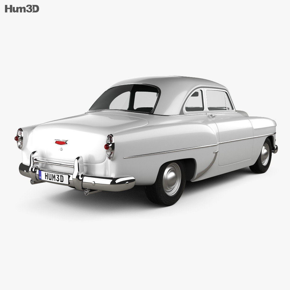 Chevrolet 210 Club Coupe 1953 3d model back view