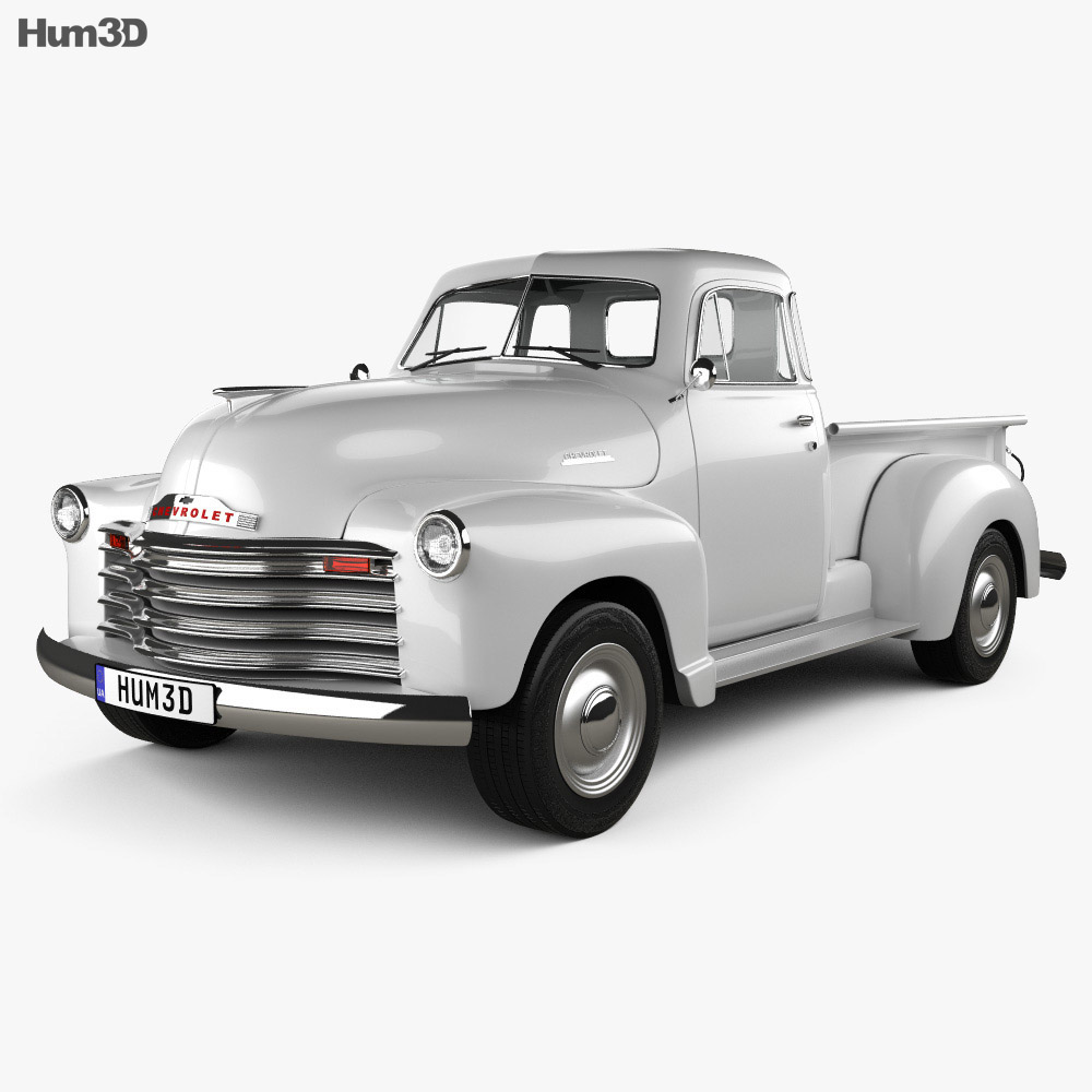 Chevrolet Advance Design Pickup 1951 3D-Modell