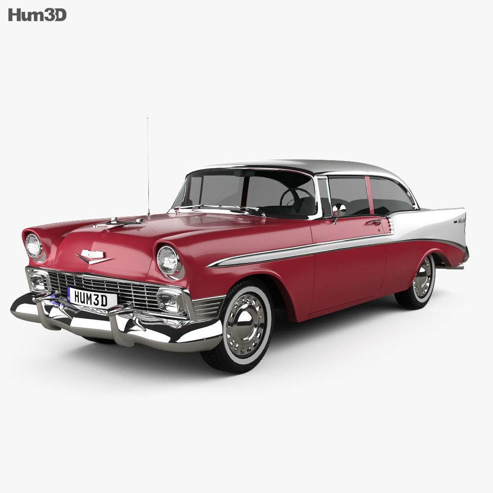Chevrolet Bel Air hardtop 1956 3D модель