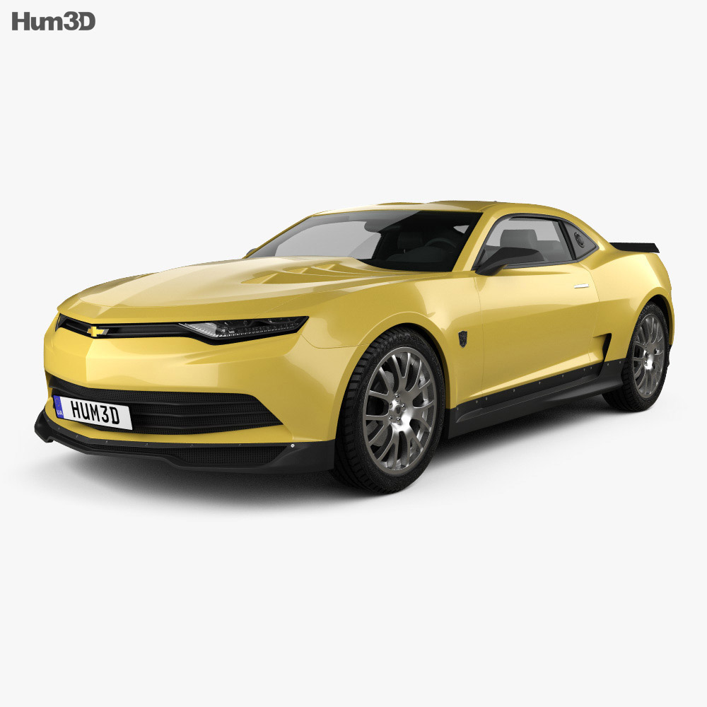 Chevrolet Camaro Bumblebee 2014 3D model - Vehicles on Hum3D