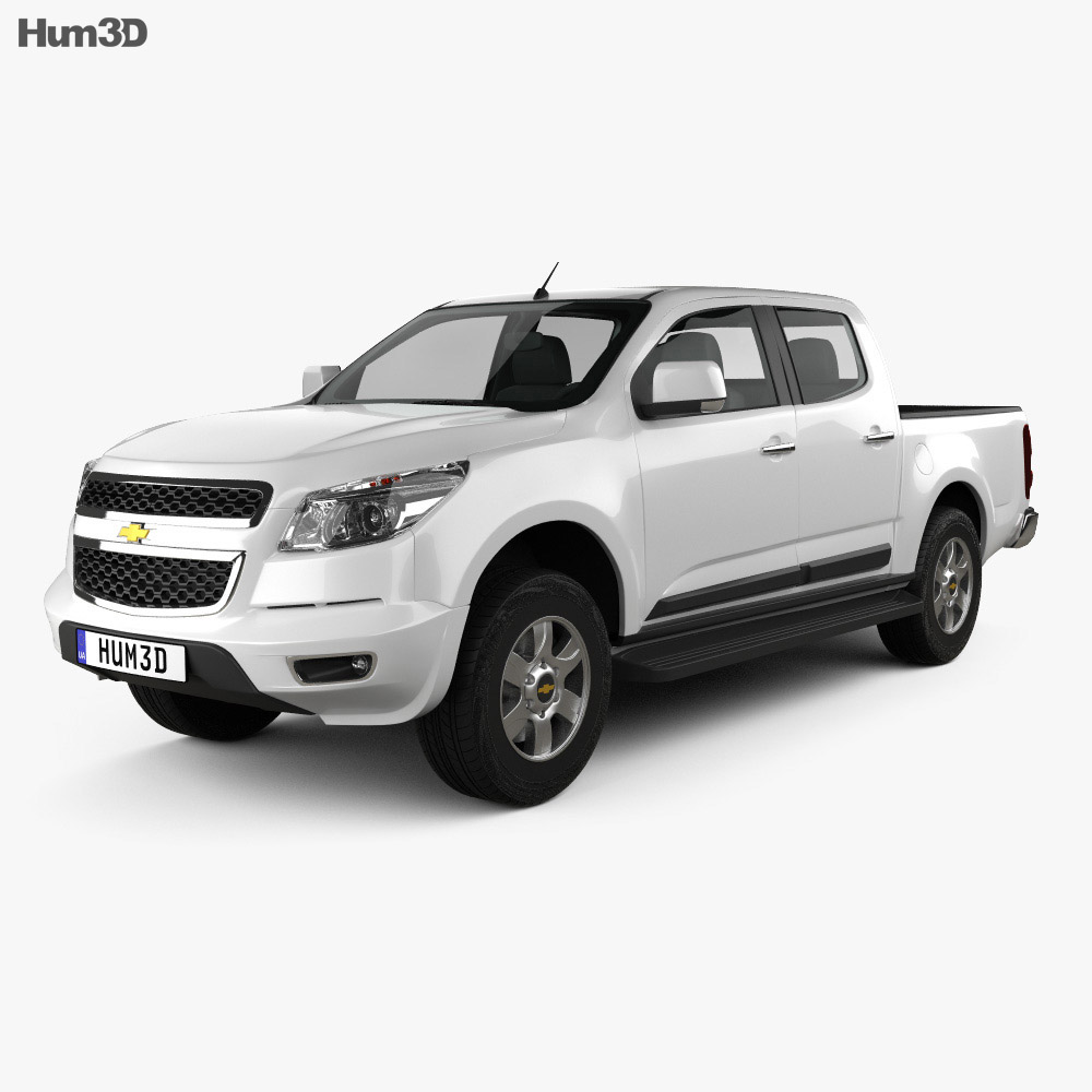 Chevrolet Colorado S-10 Crew Cab 2016 3d model