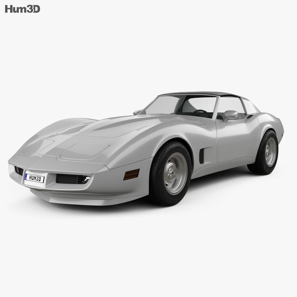 Chevrolet Corvette Stingray (C3) Coupe 1974 3D model