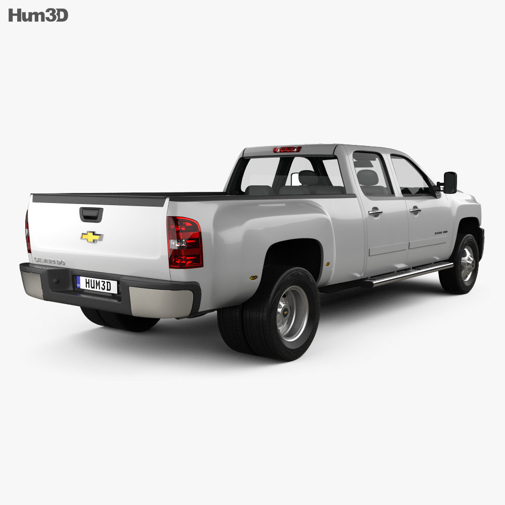 Chevrolet Silverado Crew Cab Dually 2013 3D model - Vehicles on Hum3D