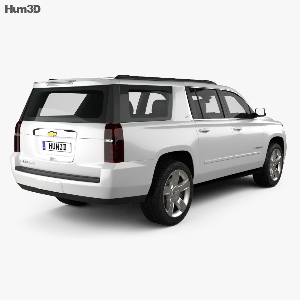 Chevrolet Suburban LTZ 2017 modelo 3D - Veículos no Hum3D