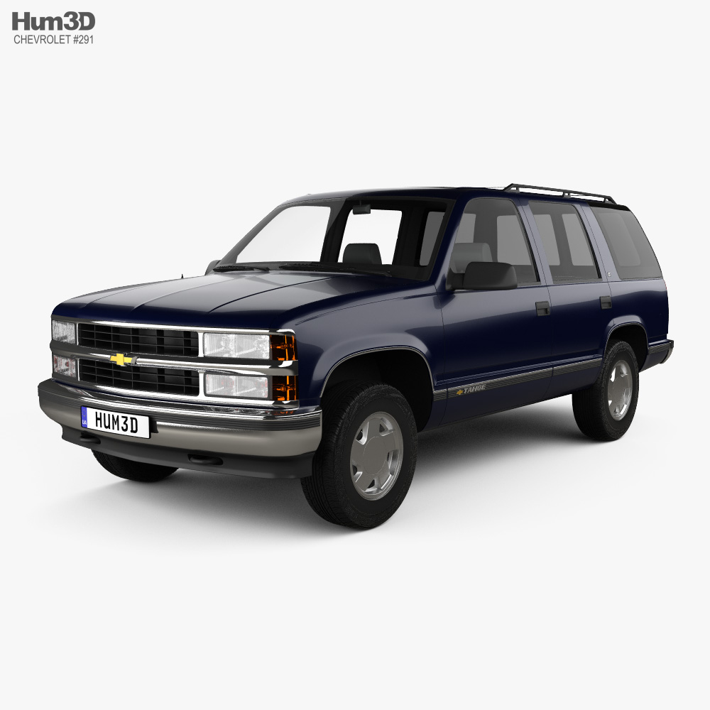 Chevrolet Tahoe LT 4-door 2000 3D model - Vehicles on Hum3D