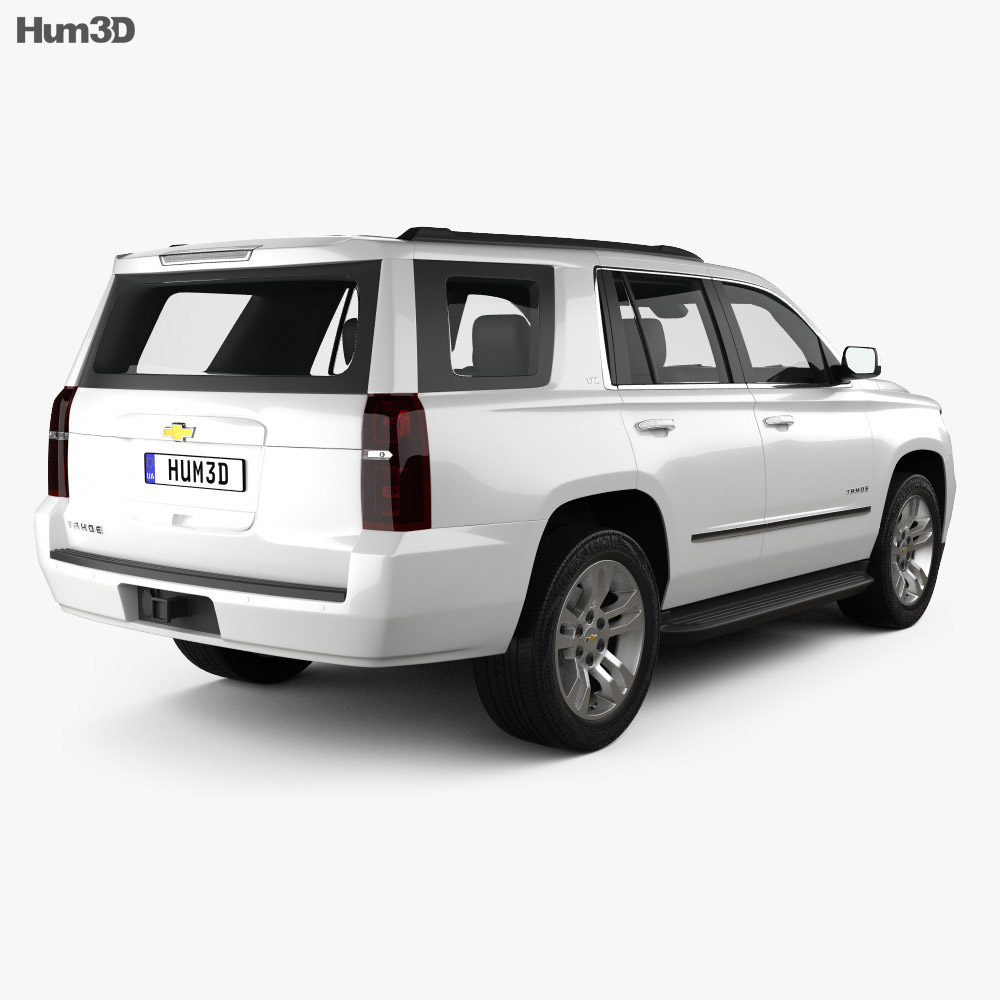 Chevrolet Tahoe LT 2017 3D model - Vehicles on Hum3D