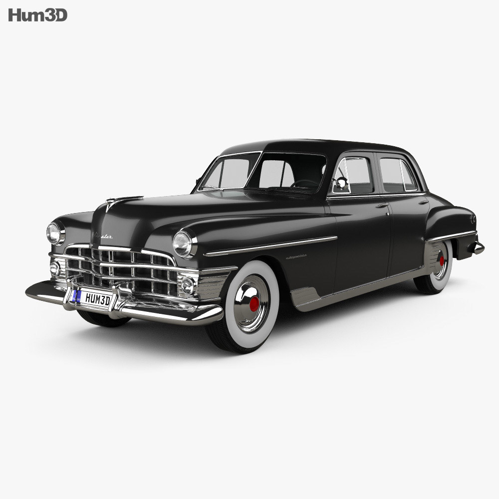 chrysler new yorker sedan 1950 3d model vehicles on hum3d chrysler new yorker sedan 1950 3d model