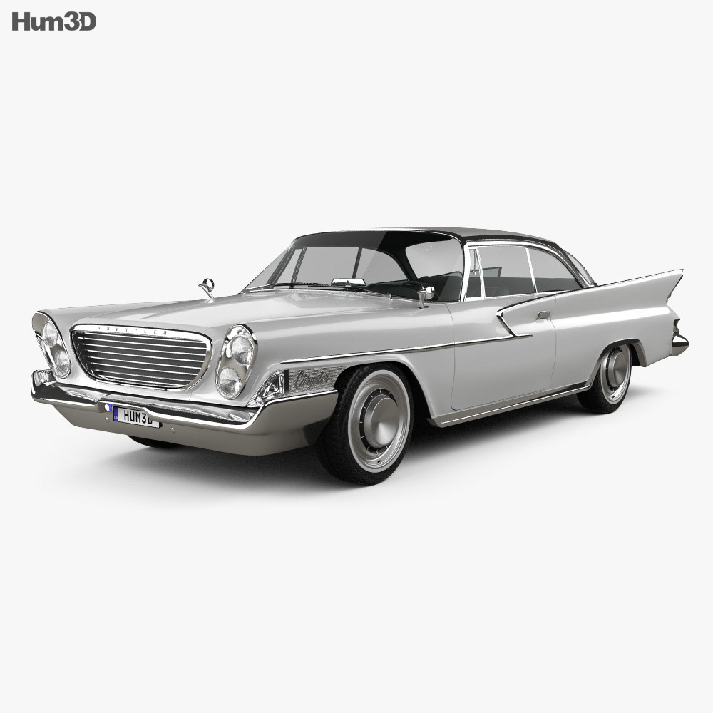 Chrysler Newport 2 porte Hard-top 1961 Modello 3D
