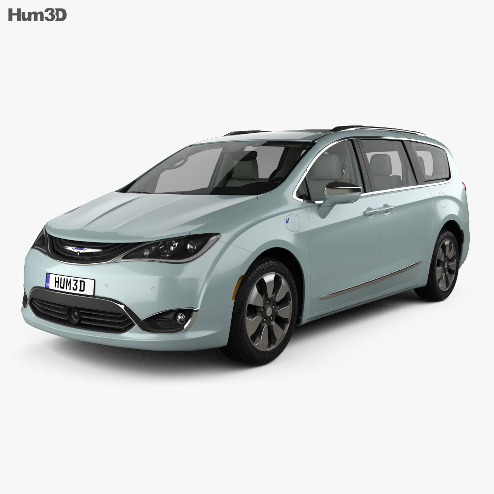 Chrysler Pacifica hybrid with HQ interior 2020 3d model