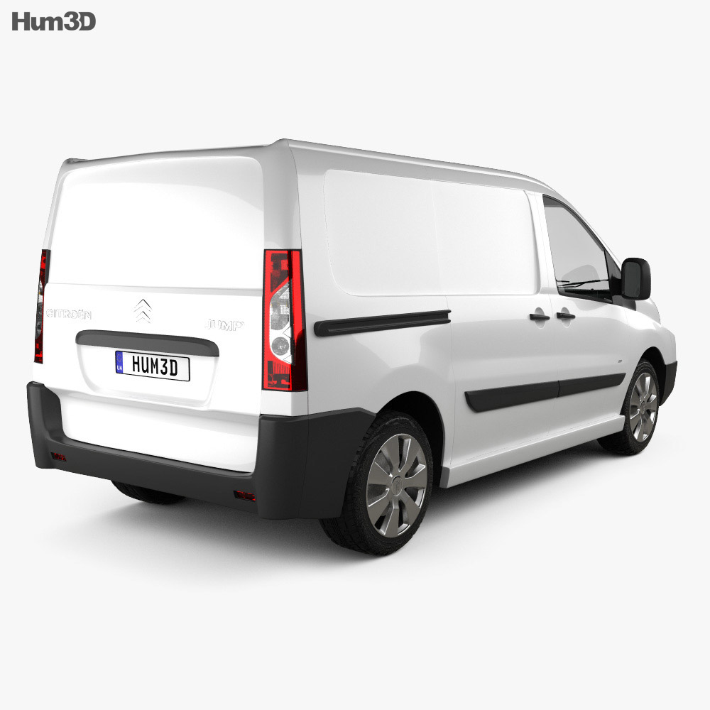 Citroen Jumpy Panel Van L1H1 2014 3D модель back view