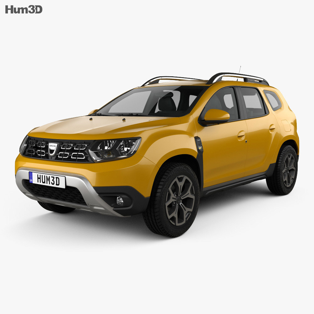 Dacia Duster 2018 3D model Vehicles on Hum3D