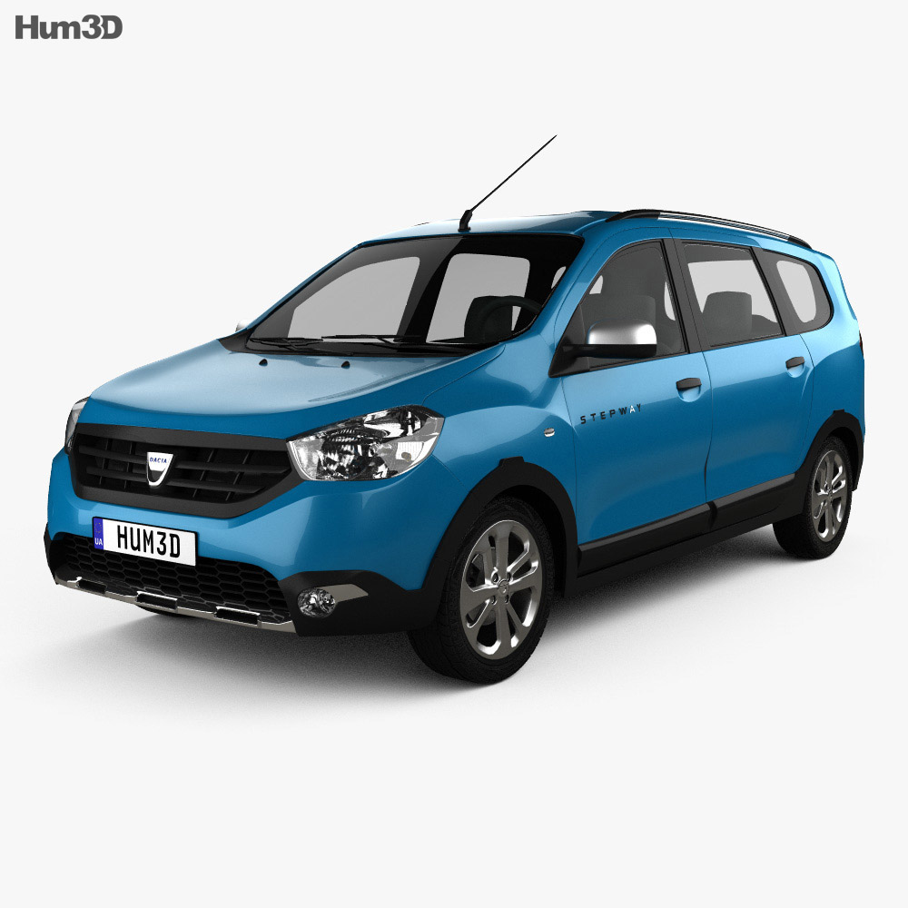 Dacia Lodgy Stepway 2017 3d model