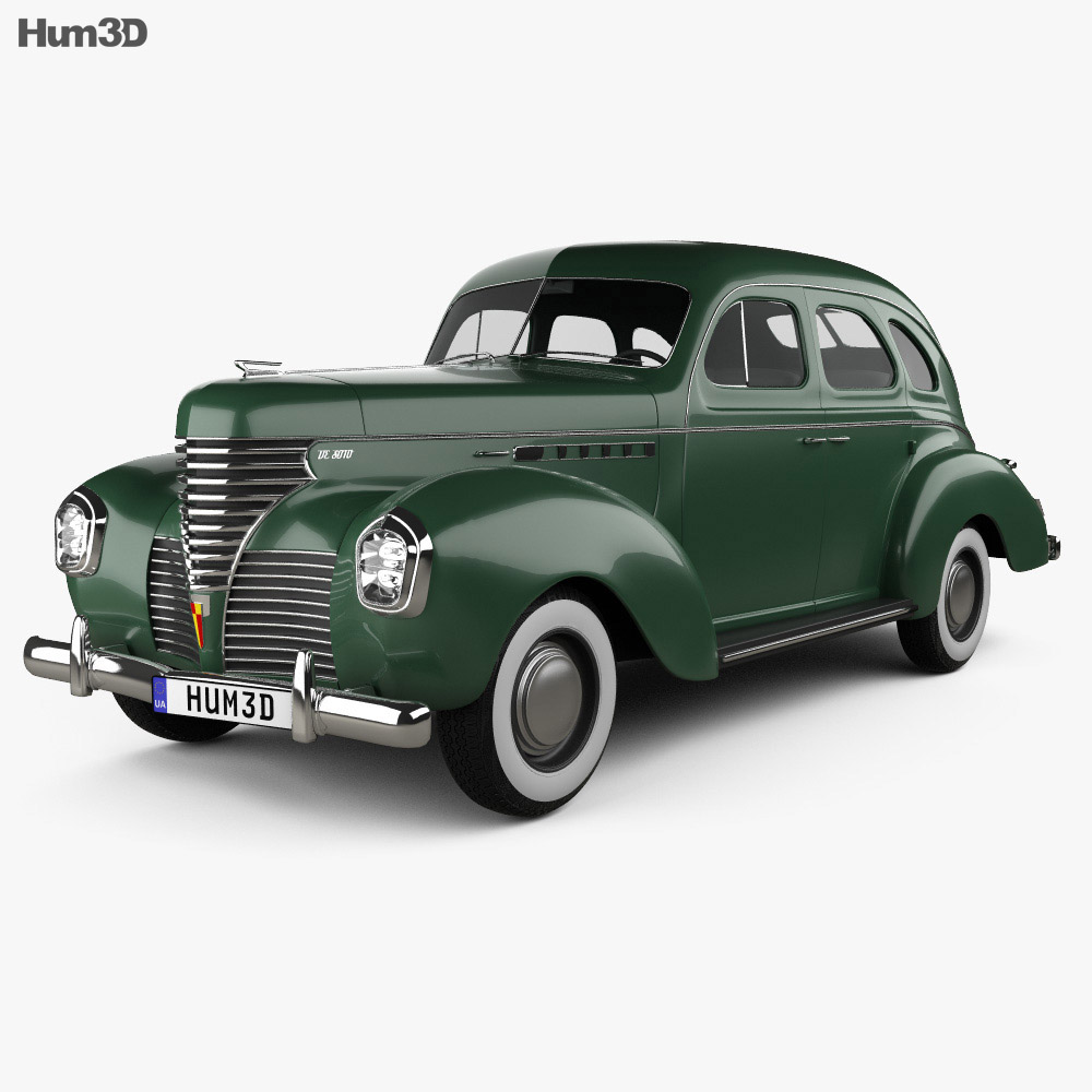 DeSoto Deluxe Touring Sedan 1939 3D-Modell