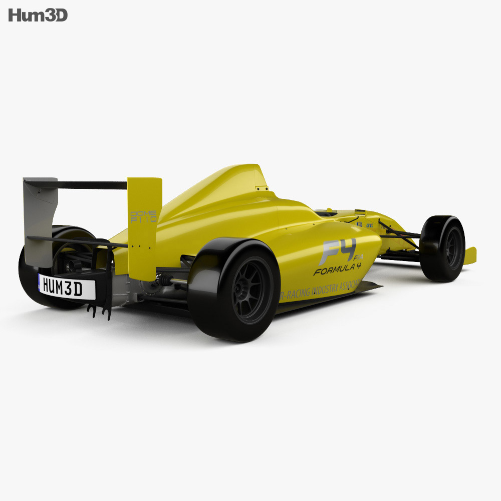 Dome F110 2015 Modelo 3D vista trasera