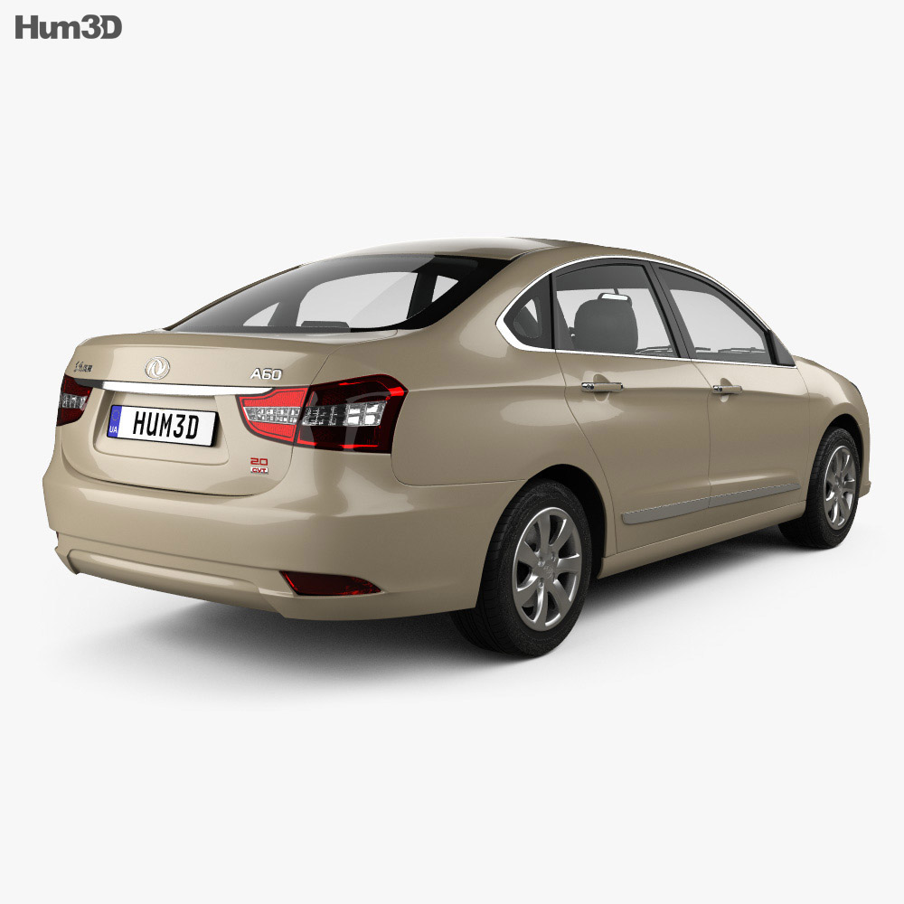 Dongfeng Fengshen A60 2015 3d model back view