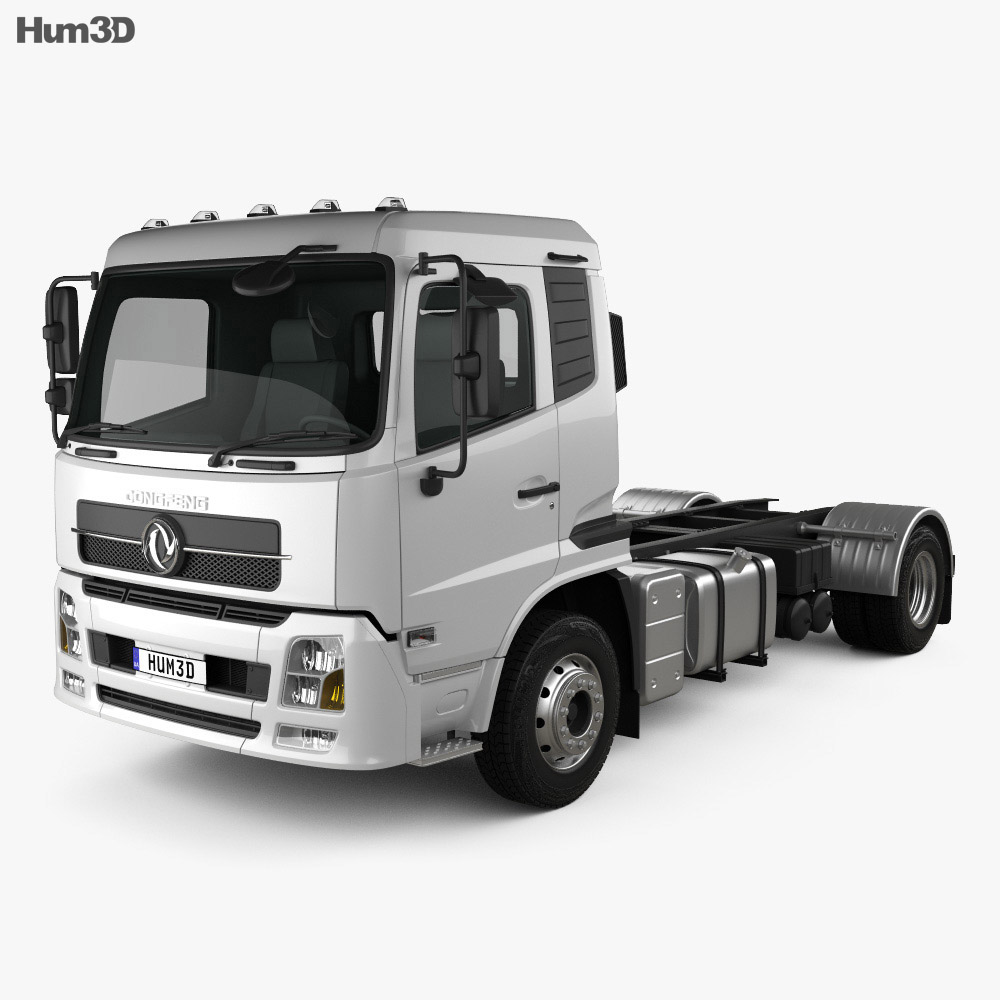 Dongfeng KR Chassis Truck 2017 3d model
