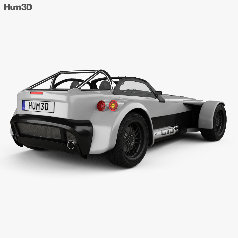 Donkervoort D8 GTO 2015 3d model back view