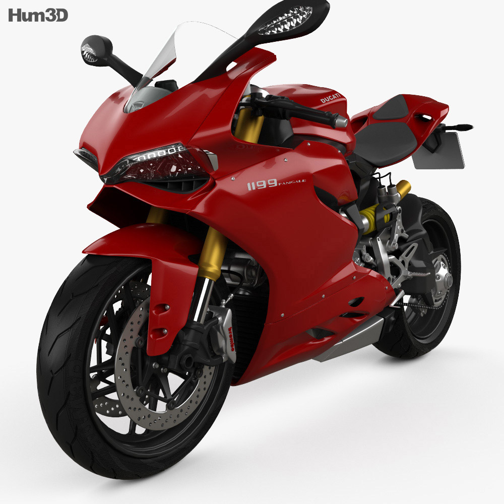Ducati 1199 Panigale 2012 Modello 3D