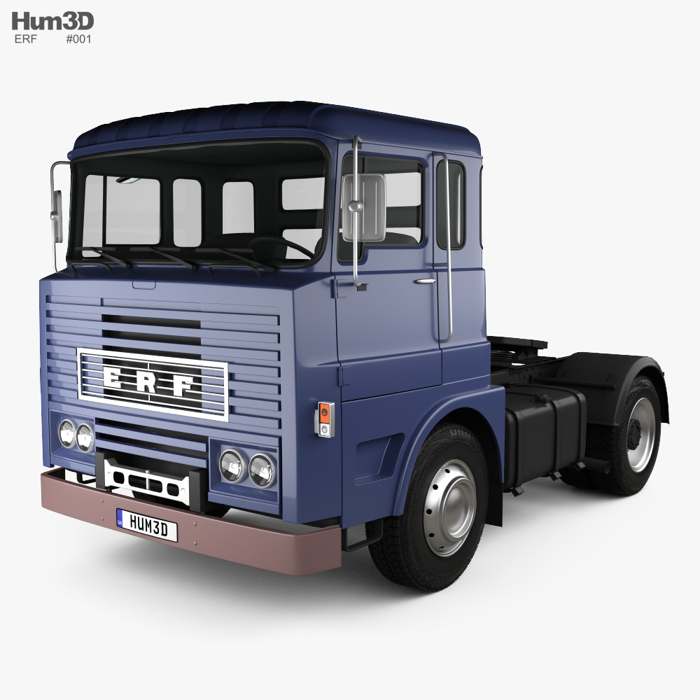 ERF MW 64G Tractor Truck 1973 3d model