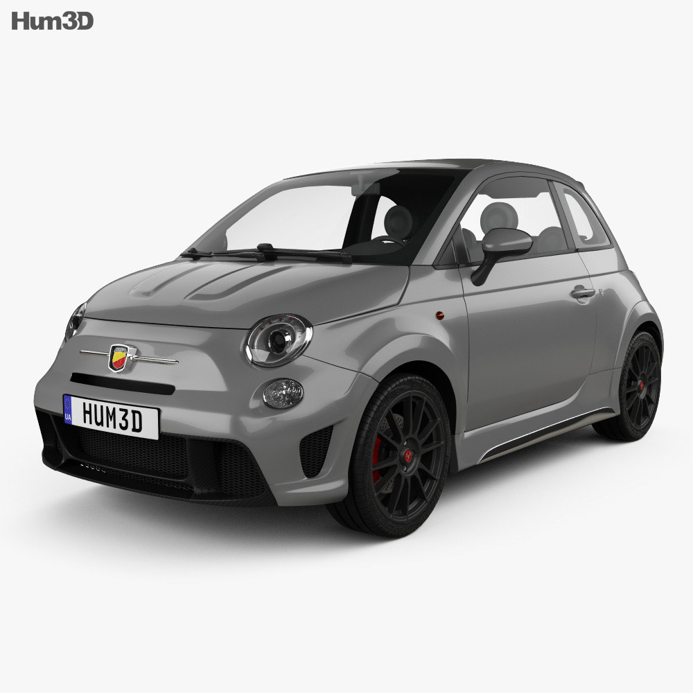 Fiat 500 Abarth 695 Biposto 14 3d Model Vehicles On Hum3d