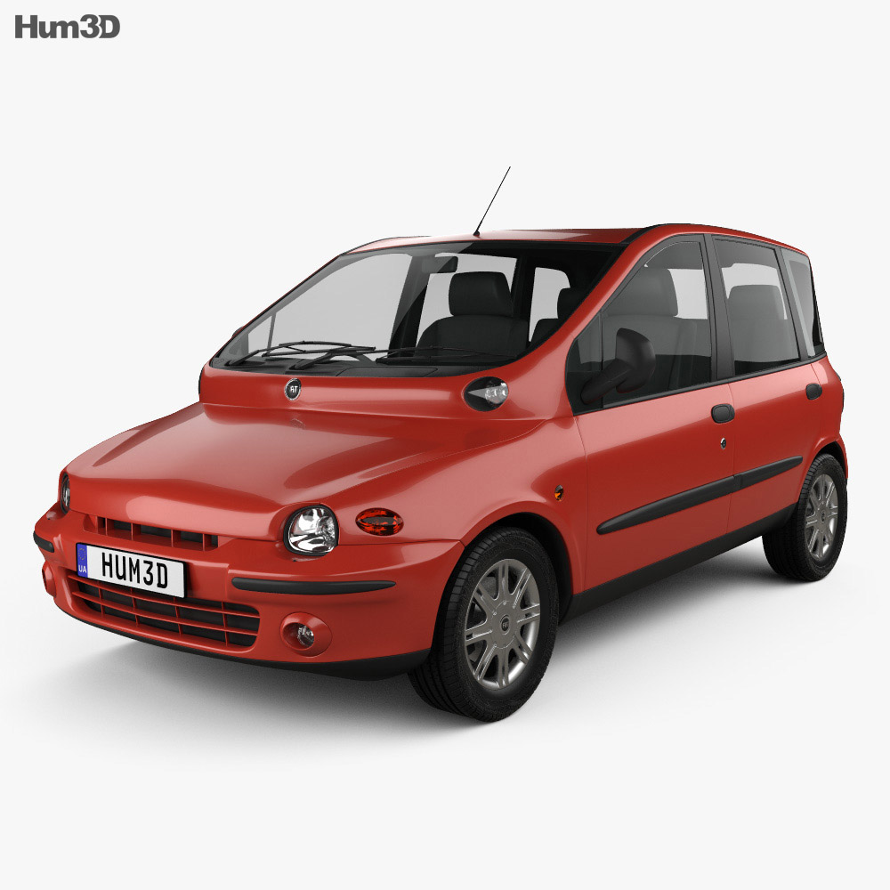 Fiat Multipla 1998 3d Model Vehicles On Hum3d