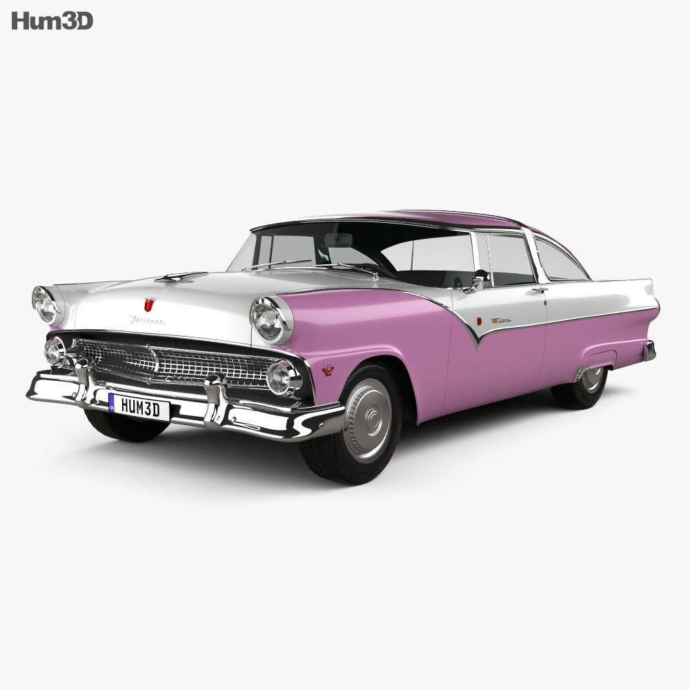 Ford Crown Victoria 1955 3d model