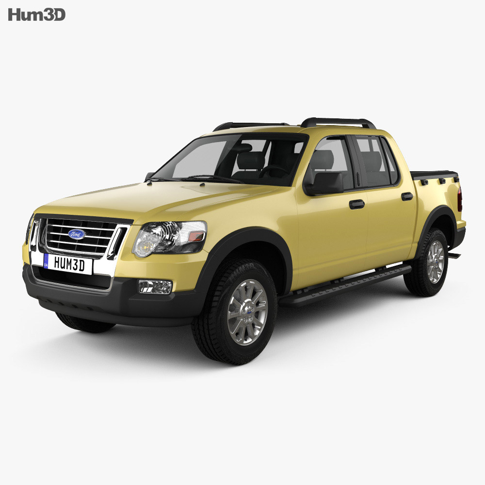 Ford Explorer Sport Trac 2006 3d Model