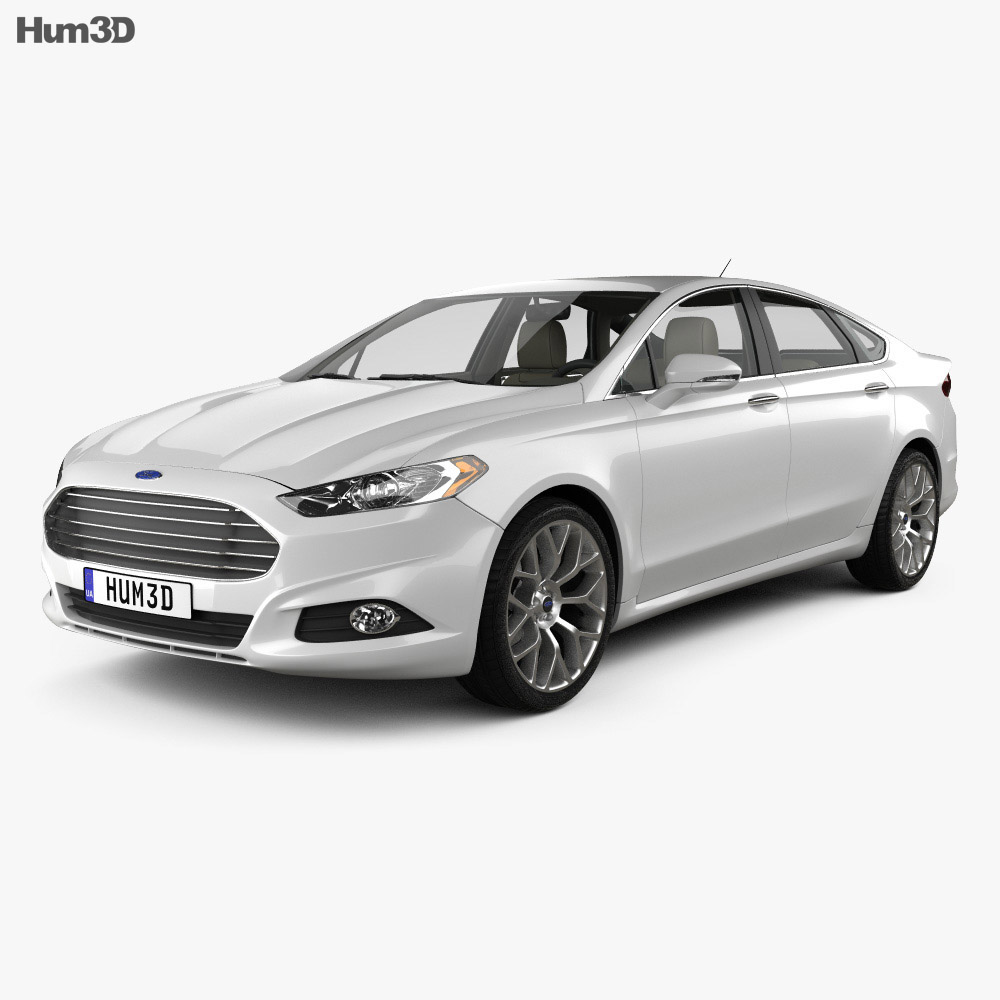 Ford Fusion (Mondeo) with HQ interior 2016 3d model