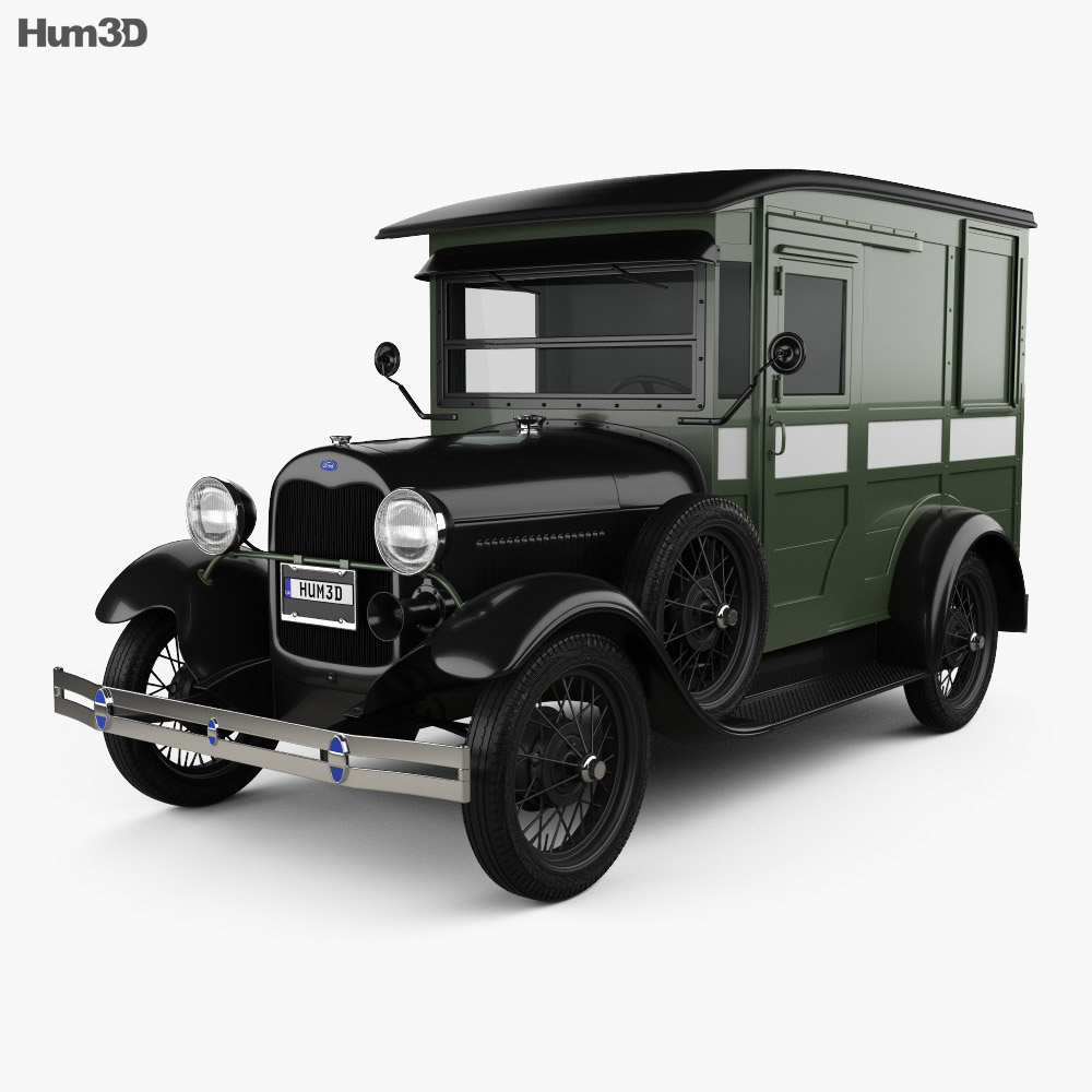 Ford Model A Delivery Truck 1931 3D модель