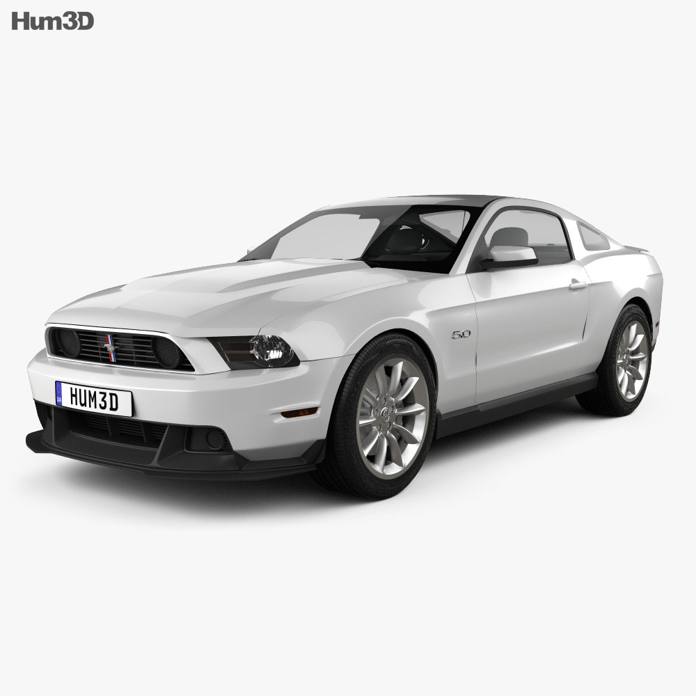 Ford Mustang Boss 302 2012 3d Model